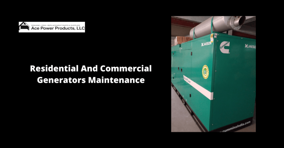 Your Checklist For Residential And Commercial Generators