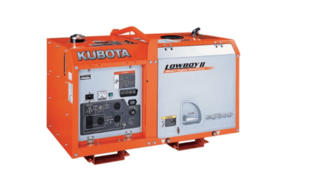 Our New Kubota Diesel Generator Comes With Perks!