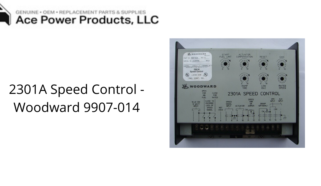 How To Use A Woodward Speed Controller And Benefits Of A Generator Repair Florida